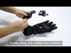 Luvas calorosos da motocicleta para as mulheres dos homens, luva Windproof impermeável do inverno para esquiar