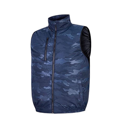 Veste fresca a pilhas refrigerando da veste do fã ajustável da velocidade para o tempo quente
