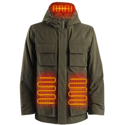 3 Roupas de Inverno aquecidas ajustáveis à temperatura 100% Poliéster Jaquetas de Snowboard aquecidas