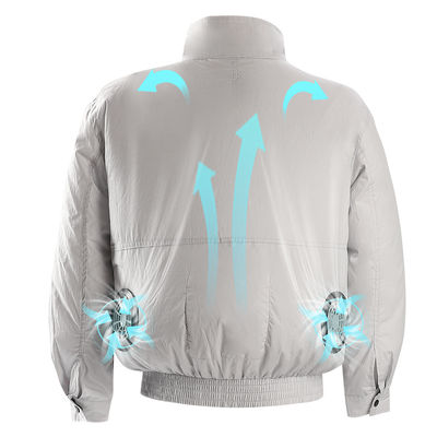 Ar branco roupa condicionada do engodo do ar da prevenção da insolação das camisas 12V