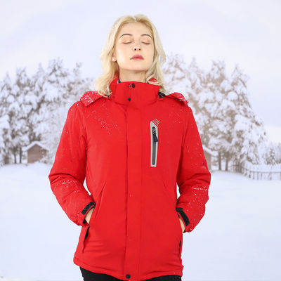 Limpeza automática recarregável Homens Mulheres 4 zonas de aquecimento Elétrico Capuzado casaco de inverno aquecido