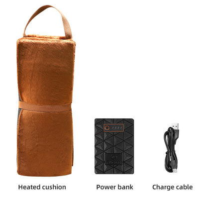 USB Cushion de assento aquecido recarregável 5V Assento de estádio de massagem aquecido para esportes ao ar livre de inverno