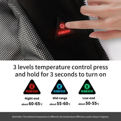 a veste elétrica a pilhas de 7.2v 5200mAh aqueceu mulheres de Gilet