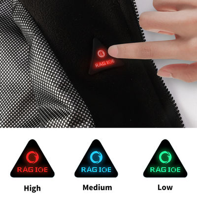 Veste caloroso exterior unisex com o Usb Gilet acolchoado caloroso elétrico do bloco da bateria