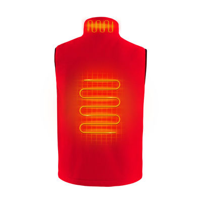 aquecedor caloroso aquecido recarregável do corpo dos homens de 55C 5V Smart Gilet