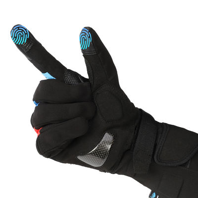 Luvas de aquecimento a pilhas calorosos recarregáveis Windproof dos mitenes 2600mAh