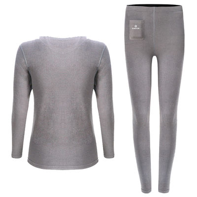Vestuário de aquecimento de inverno Eletrônico Quente Camada de base superior e inferior Roupas íntimas Material macio para mulheres