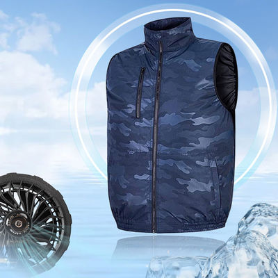 Do exército fresco de 5 vestes do verão do XL do volt veste azul do gelo para o tempo quente