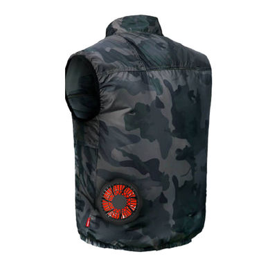 O ar da proteção de Sun condicionou a veste que o verão fresco unisex investe 2 fãs