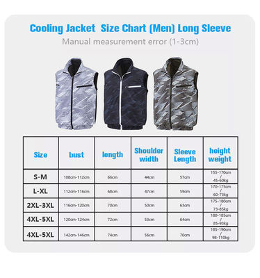 Veste refrigerando condicionada ar refrigerando da veste do fã 8.4V recarregável