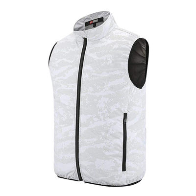 Branco condicionado ar refrigerando da veste da veste XXL XXXL do fã do Workwear 5V