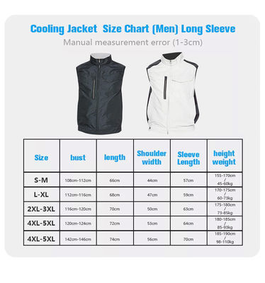 Camufle a veste refrigerando 2pcs do fã ventila a veste do condicionamento de ar