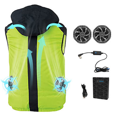 O cinza 3XL Aircon veste o terno condicionado ar do trabalho da proteção solar
