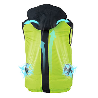 O cinza 3XL Aircon veste o terno condicionado ar do trabalho da proteção solar