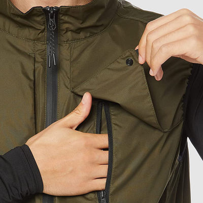 Roupa refrigerando do condicionamento de ar de Sunproof USB da veste do fã da proteção solar