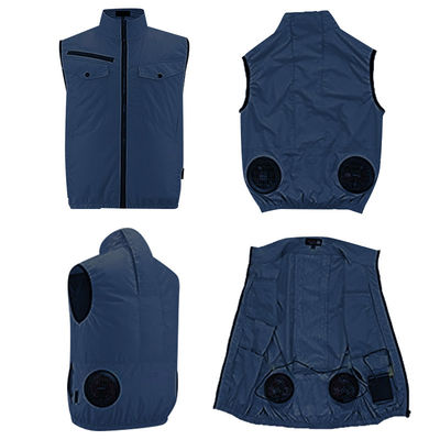 Veste pessoal da C.A. da veste 5V 10050mAh do condicionador de ar dos azuis marinhos para caminhar