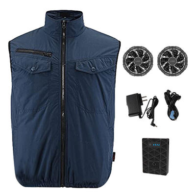 Veste pessoal da C.A. da veste 5V 10050mAh do condicionador de ar dos azuis marinhos para caminhar