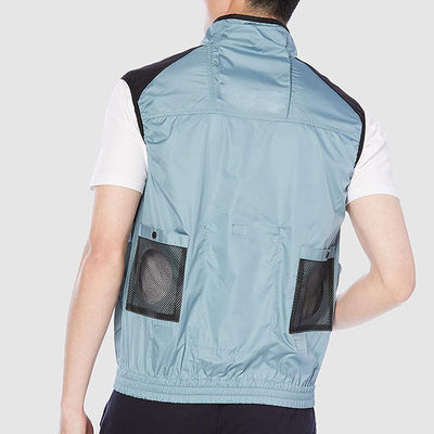 Veste refrigerando do condicionador de ar do corpo da veste 6700mAh do anti fã UV do verão