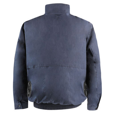 O ODM Aircon veste o algodão respirável do poliéster do revestimento do ventilador de refrigeração