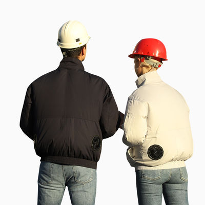 O ODM Aircon veste o algodão respirável do poliéster do revestimento do ventilador de refrigeração