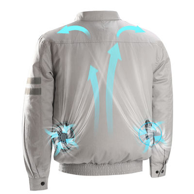 Roupa condicionada de Aircon dos homens das camisas 7.4V 5200mAh do verão ar exterior