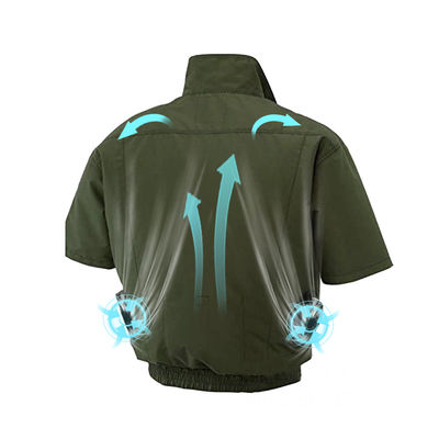 camisa refrigerando fresca da C.A. da circulação de ar fresco do condicionamento de ar das camisas 8.4V