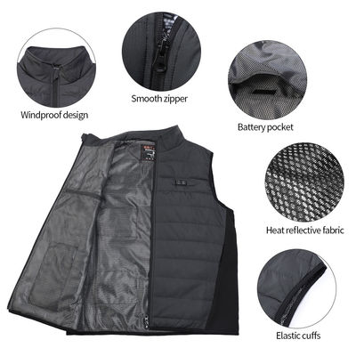 OEM Far Infrared Electric Heated Clothes Vestido aquecido recarregável masculino