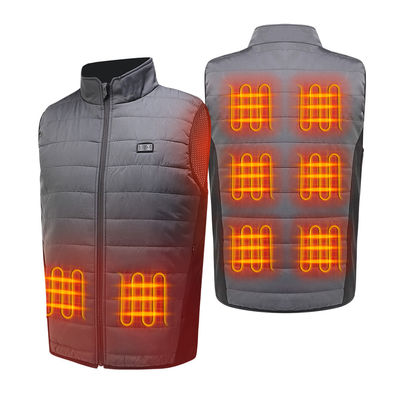 OEM Far Infrared Electric Heated Clothes Vestido aquecido recarregável masculino