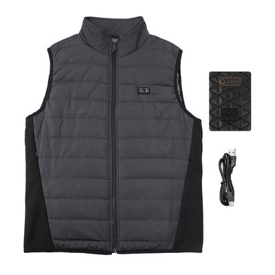 Veste de aquecimento a pilhas da veste caloroso exterior da lã penteada do OEM