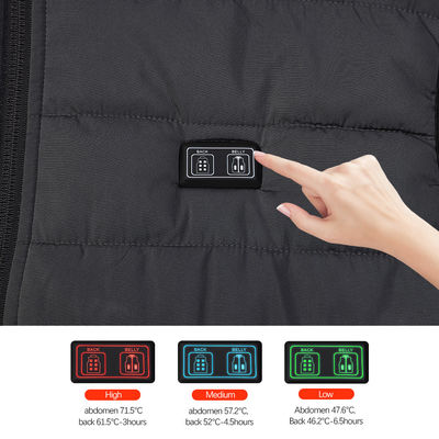 OEM Far Infrared Electric Heated Clothes Vestido aquecido recarregável masculino