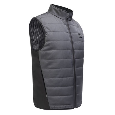 Do poliéster a pilhas da veste de USB 5V Waistcoat caloroso elétrico sem mangas