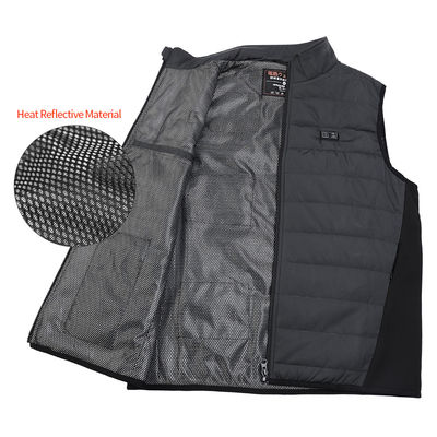 As luvas acolchoadas aqueceram a motocicleta caloroso a pilhas acolchoada da veste de Gilet