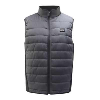 O FCC acolchoado caloroso elétrico do OEM USB Gilet aqueceu veste a pilhas