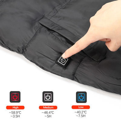 O aquecimento 5 divide o Waistcoat caloroso recarregável caloroso exterior da veste 5V