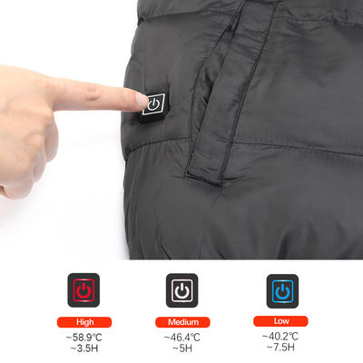 do aquecedor a pilhas da veste de 50C 60C o Usb elétrico térmico unisex aqueceu Gilet