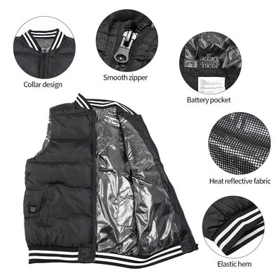 do aquecedor a pilhas da veste de 50C 60C o Usb elétrico térmico unisex aqueceu Gilet