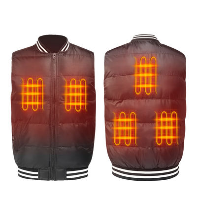 Revestimento elétrico caloroso exterior lavável da veste 45c Milwaukee de Brown