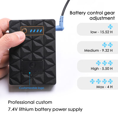 fã do terno do condicionamento de ar do ventilador de refrigeração 6700mAh do revestimento 12V
