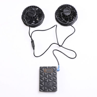 fã do terno do condicionamento de ar do ventilador de refrigeração 6700mAh do revestimento 12V