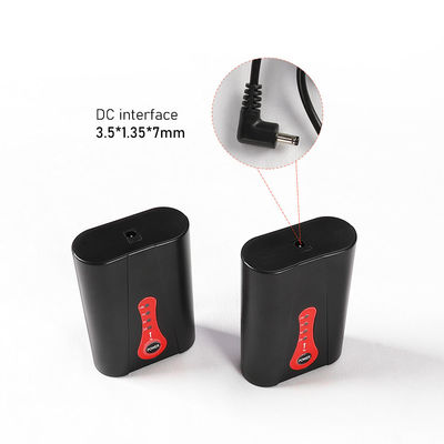 18650 diodos emissores de luz azuis recarregáveis da bateria 7.4v 2600mAh 4 calorosos da luva