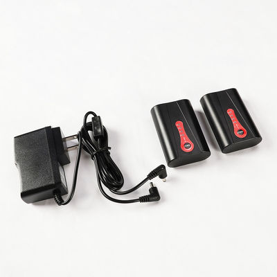 18650 diodos emissores de luz azuis recarregáveis da bateria 7.4v 2600mAh 4 calorosos da luva