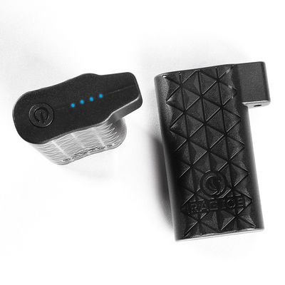 7.4V 2600mAh aqueceu a bateria das peúgas para procurar um caminho mais curto o preto da proteção