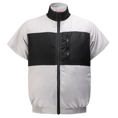 Gray Black Cooling Fan Vest claro S/M/L/XL/XXL/XXXL Optinal com a bateria 6700mAh