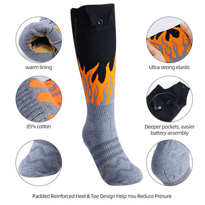 Peúgas calorosos térmicas do inverno elétrico laváveis com bateria recarregável