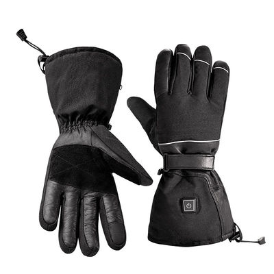 Luvas de Inverno aquecidas com bateria recarregável de iões de lítio de 7,4 V Luvas de esqui movidas a bateria com 3 engrenagens de temperatura