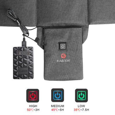 Cushion de assento aquecido dobrável multifuncional Pad de assento aquecido recarregável 3 configurações de temperatura com porta USB