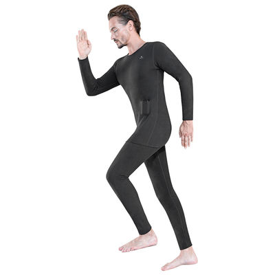 Inverno roupa interior aquecida elétrica conjunto de lã calças térmicas calças aquecimento de esqui fato de corpo