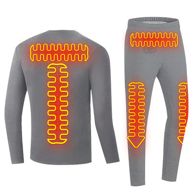 Camisetas de manga longa Caldeiras térmicas aquecidas Remote Wireless Bateria