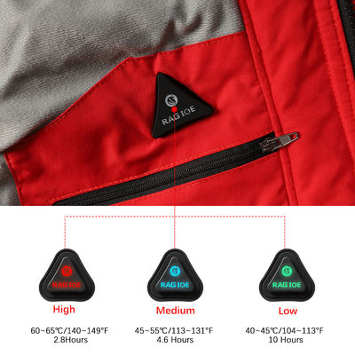 7.4V Inverno Bateria de aquecimento casaco aquecedor roupa de aquecimento de homens roupa de aquecimento elétrico com capuz