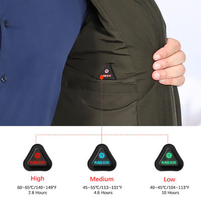 Casaco de aquecimento para homens Roupas aquecidas personalizadas Softshell elétrico Roupa de trabalho invernal à prova d'água
